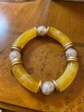 yellow & gold bracelet